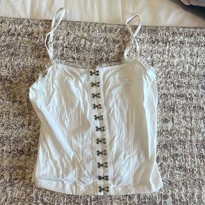 NWT - White Free People Corset (stretchy!) ✨